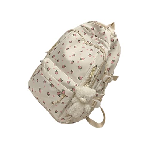 Zeitgenössische Praktische Rucksäcke Bequemer Schultergurt Mit Widerstandsfest Nylon Daypack Für Die Tägliche Verwendung Stilvoller Buchtasche Für Frauen von SELVFZ
