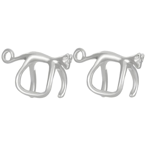 1 Paar Katzen Ohrclip Grüne Augen Ohrringe Multifirtional Ohrmanschette Mode Decors Legierungstextur Geeignet Für Den Täglichen Party Accessoire Schmuck Geeignet von SELiLe