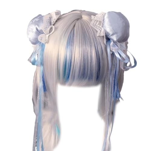 1 Paar runde Haarklammer mit Schleife, japanische JK-Haarnadel für Frauen und Mädchen, zum Fotografieren, Pferdeschwanz, Pony, rutschfeste Haarspangen für den Alltag, kleine schöne Haarspangen für von SELiLe