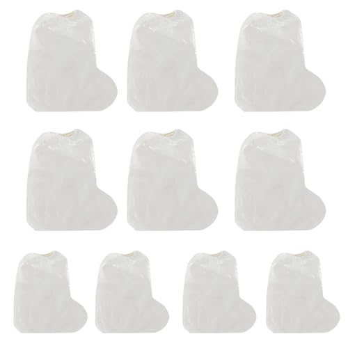 10 Paar Einweg Verdickte Kofferraumschuhabdeckung Wasserfestes Anti Schlupf Plastik Regenschuhe Überschuhe Für Kinder Für Erwachsene Schuhgeräte Zum Wandern von SELiLe