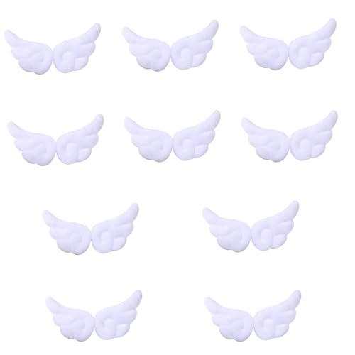 10pairs Flügelhaarclip Für Mädchen Cartoon Kopfbedeckung Haarstücke Schwarze Legierungshaarzubehör Für Stilvolle Outfits Schwarzer Haarzubehör von SELiLe