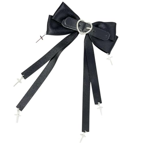 2000er Jahre Girl Bowknot Hair Clip Side Clip Mode Barrettes Frauen Pferdeschwanzhalterinnen Frauen Haarbögen Maskeraden Party Kopfbedecke Haare Clip von SELiLe