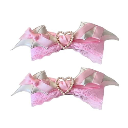 2pcs Bögen Haare Barrettes Haarnadel Clip Trendy Hair Accessoire Haarteife Kopfbedeckung Für Geburtstage Hochzeiten Und Urlaubsveranstaltung Schwarze Haare Clip von SELiLe