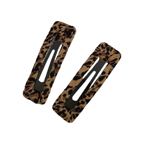 2pieces Leoparden Muster Haarclip Für Weibliche Und Jugendliche Tägliche Verwendung Und Soziales Ereignis Haarformwerkswerkzeug Sammelt von SELiLe