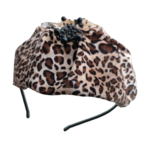 Ästhetisches Tiermuster Bowknot Stirnband Für Frauen Und Mädchen Französischer Haarband Faszinator Für Abendparty Frisur Abendparty Kopfbedeckung Für Frauen von SELiLe