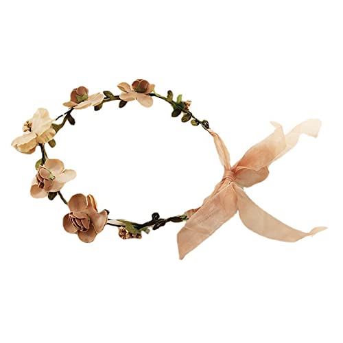 Blumenstirnband für Damen, Bohemian-Stil, Blume, Hochzeit, Blumen-Kopfschmuck, Stoff, Prinzessinnenkopfschmuck, Blume, Hochzeits-Stirnband von SELiLe