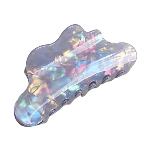 Bunte Haarklaue Starker Sicherer Haarclip Für Frauen Schimmernde Farbe Haar Bananenclip Für Pferdeschwanz Haarstyling Werkzeug von SELiLe