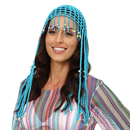 Damen gehäkelte Quasten, Kette, Kopfschmuck, Urlaubs-Haar-Accessoire für den Sommerurlaub, langer Haarschmuck von SELiLe