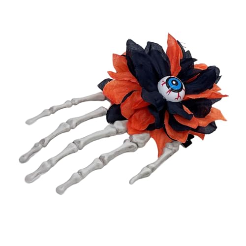 Delicat Schädel Handhaarverschlüsse Für Halloween Feierlichkeiten Haare Clip Harz Craftsmanship Haartapinces Party Kostüm Kopfbedeckungshaarklammern von SELiLe