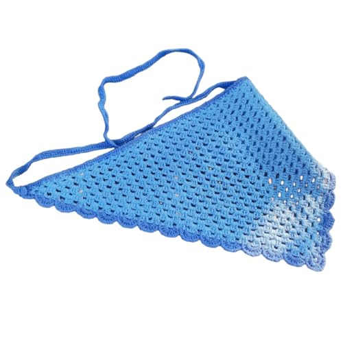 Einzigartige Gestrickte Haarschals Mit Obstmuster Haarzubehör Bequemes Dreieckiges Stirnband Für Stilvolle Damen Haarschal von SELiLe