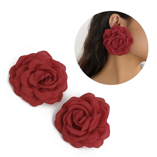 Elegant Blumencharm Schmuck Blumenheize Halskette/Ohrringe Für Mädchen Frauen Stilvolle Hochzeitsfeier Verschönerung Trendy Ladies Ornament von SELiLe