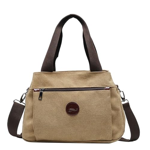 Elegante Frauen Leinwandbeutel Mit Oberem Und Verstellbarer Gurt Schulter Crossbody Taschen Für Studenten Und Profis Leinwand Handtasche von SELiLe