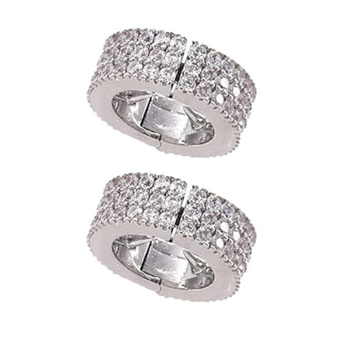 Elegante Juwelenhaarringe Blingbling Stage Requisiten Kopfbedecke Luxuriöse Weihnachtsfeier Requisiten Neujahr Präsentieren Haarringe Mode Hair Clip Für Frauen von SELiLe