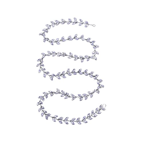 Extra langes Haarschmuck für Hochzeit, Brautschmuck, 99,1 cm lang, Haarschmuck für Braut, Hochzeits-Stirnband für Damen von SELiLe