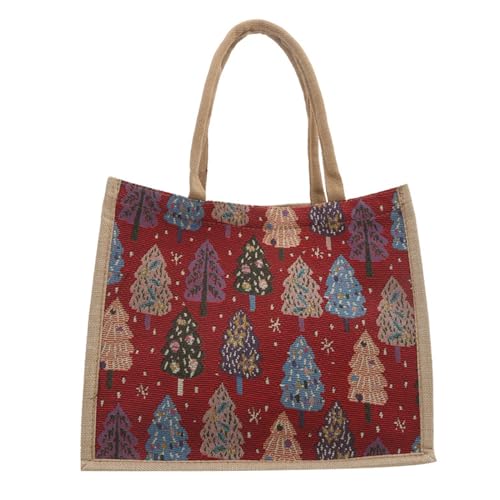 Fashion Umhängetasche Mit Charm Patchwork Baummuster Handtasche Große Kapazität Einkaufen Für Einfache Tragen Niedlicher Patchwork von SELiLe