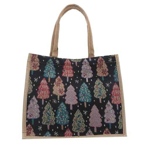 Fashion Umhängetasche Mit Charm Patchwork Baummuster Handtasche Große Kapazität Einkaufen Für Einfache Tragen Niedlicher Patchwork von SELiLe