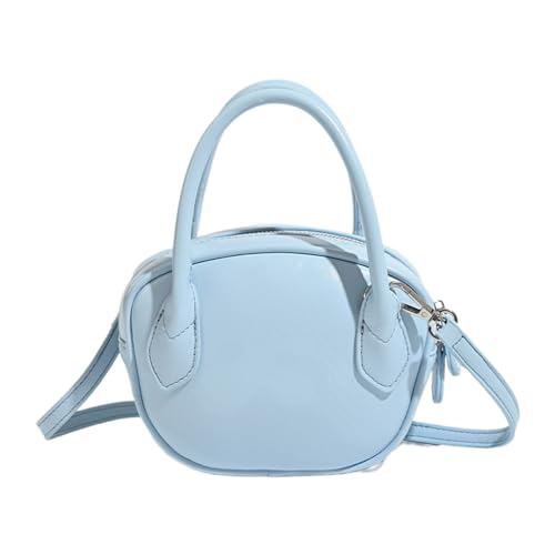 Frauen Handtasche Korean Styles Crossbody Bag PU Leder Umhängetasche Messenger Mode Bowling Für Reisen Frauen Handtasche Messenger Koreanische Styles Schulter Crossbody Coin Geldbörse von SELiLe