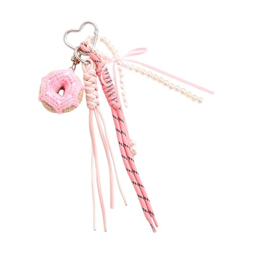 Geflochtenes Seil Schlüsselbögen Perlenbeutel Anhänger Charm Fashion Rucksack Accessoires Für Handtasche Geldbeutel Dekorationen Geschenke Handtasche Hanging Orament von SELiLe