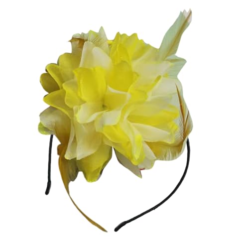 Gefütterte Blumenstirnband Übertriebene Blumenhaarband Haarstyling Accessoires Für Frauen Ästhetisches Formelles Bankett Haarhaus Abendkleid Kopfstück Kopfstück von SELiLe