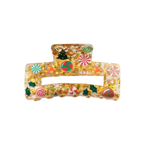 Haarklaue Clip Weihnachten Themen Haart Jaw Klemmen Festliche Rentiere Haare Catch Barrettes Starke Haarnadel Für Mädchen Weihnachtshaarklamme Weihnachten Haarnadel Für Frauen Klaue Bulk von SELiLe