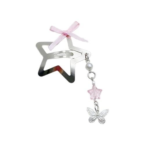Haarnadel Perlen Verschönerte Schmetterling Fransen Clip Girls Sterns Kopfschmuck Für Jugendliche Trendige Haarzubehör Hair Clip Für Frauen von SELiLe