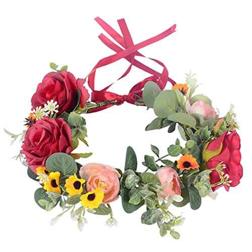 Haarreif für Hochzeit, Party, Braut, dünnes Seitenhaarband, Blumenkronen, dünne Kronen für Mädchen, Haarschmuck, Hochzeits-Stirnbänder für Damen, Haarschmuck für Damen, Hochzeits-Stirnbänder für von SELiLe