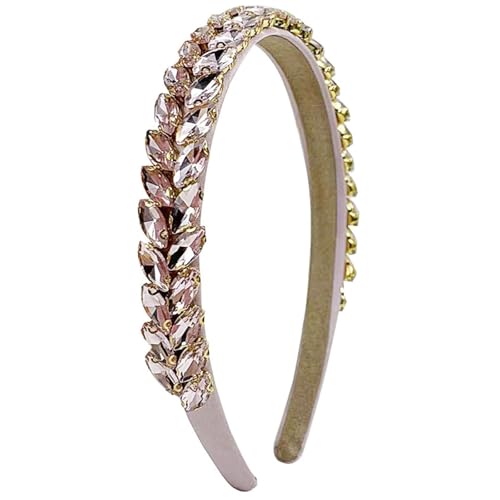 Luxuriöser Kristall Besetztes Stirnband Für Frauen Und Mädchen Hoher Schädel Verleihen Abendkleidern Und Alltäglichen Outfits Eleganzen. von SELiLe