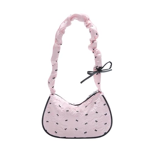 MODE Women's Abend Geldbeutel Stilvolle Bögen Design Umhängetasche Leichte Stoff Achselbeutel Für Tägliche Verwendung Eleganter Bögen Handtasche von SELiLe