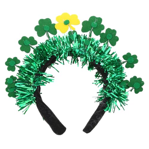 Mardi GrasHeadband Irisches Grünes Stirnband Irisches Glitzerkleeblatt Stirnband SaintPatrick Day Stirnband Karneval Stirnband Irisches Kleeblatt Stirnband von SELiLe