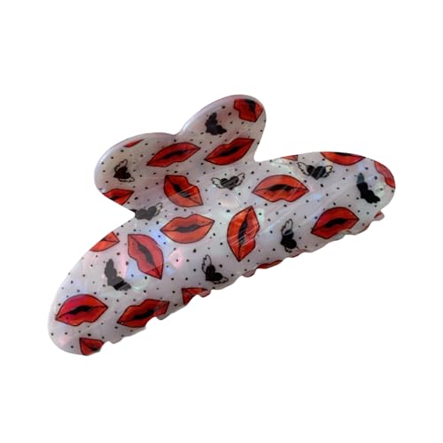 Modernes Lippendruck Haarklauenclip Modisches Design Für Verschiedene Haartypen Praktische Acrylhaar Erklärungen Für Frauen von SELiLe