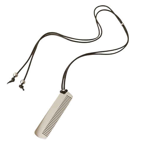 Modische Neckkettenhaarkamm Charme Halskette Einstellbare Länge Schlüsselbeinkette Tragbare Frauen Haarpfeiler Schmuckvertrauen Boosting Accessoire von SELiLe