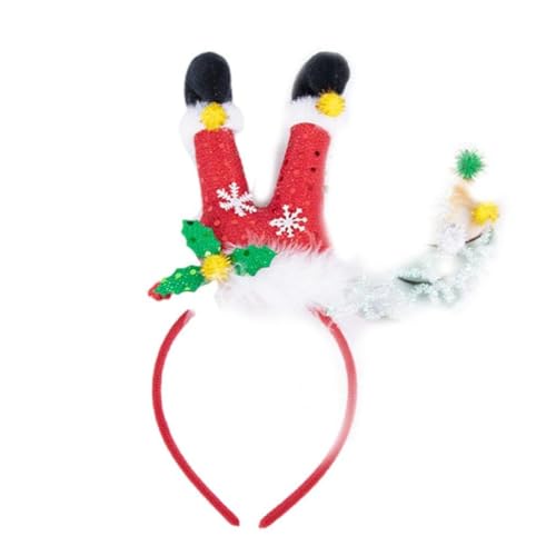 Party Stirnband Pelzigen Weihnachtsbaum Kopfbedeckung Glitzer Haar Hoop Für Halloween Weihnachten Kopfschmuck Party Supplies Weihnachten Stirnbänder Rentier von SELiLe