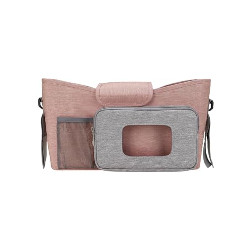 SELiLe Baby Wickeltasche Windel Kinderwagen Taschen für Kinderwagen Baby Mutterschaft Tasche Rucksack Taschen Kinderwagen Lenker Organizer Reise Kinderwagen Zubehör Tasche, rose von SELiLe