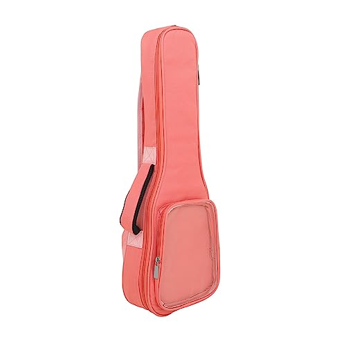 SELiLe Gepolsterte Handtaschen für kleine Gitarre, wasserabweisend, für Ukulele, Mini-Gitarre, Schultertasche, 58,4 cm, Oxford-Stoff, Ukulele, kleine Gitarre, Baumwolle, Gigbag, Behälter, Handtaschen, von SELiLe