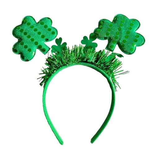 SELiLe Grünes Stirnband, Kopfbedeckung, Patrick's Day, Patrick Kleeblatt, Kopfschmuck, Kobold für Festival, Party, Patrick's Day, Stirnband für Damen von SELiLe