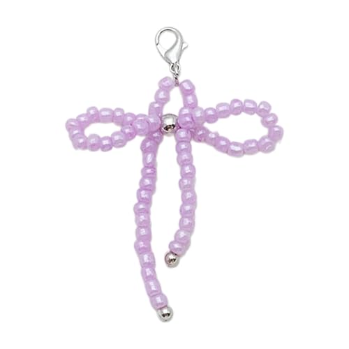 SELiLe Hängende Schmuck Mit Einem Unverwechselbaren Perlen Bowknot Für Bag Rucksack Mode Handgefertigter Schmuck Für Frauen Handgefertigtes Modeaccessoire von SELiLe