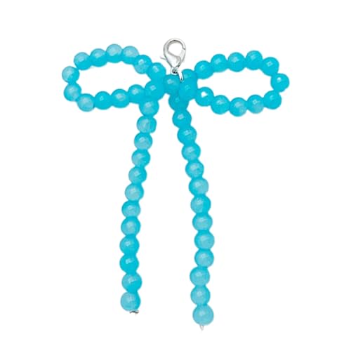SELiLe Hängende Schmuck Mit Einem Unverwechselbaren Perlen Bowknot Für Bag Rucksack Mode Handgefertigter Schmuck Für Frauen Handgefertigtes Modeaccessoire von SELiLe