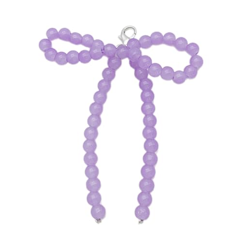 SELiLe Hängende Schmuck Mit Einem Unverwechselbaren Perlen Bowknot Für Bag Rucksack Mode Handgefertigter Schmuck Für Frauen Handgefertigtes Modeaccessoire von SELiLe