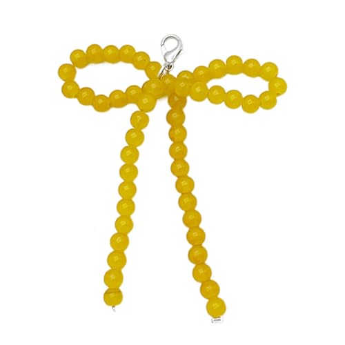 SELiLe Hängende Schmuck Mit Einem Unverwechselbaren Perlen Bowknot Für Bag Rucksack Mode Handgefertigter Schmuck Für Frauen Handgefertigtes Modeaccessoire von SELiLe