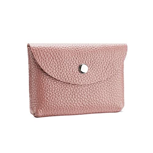 SELiLe Herren Kurze Geldbörse Leder Brieftasche Mode Kreditkartenhalter Münzbörsen Business Brieftasche für Männer Frauen Männer Brieftasche, rose, single layer von SELiLe