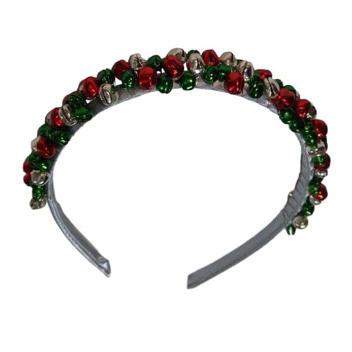 SELiLe Kleine Glocken Dünne Seite Stirnband Bunte Haar Hoop Mode Kinder Weihnachten Party Frisur Kopfbedeckung Leichte Festival Stirnband Männer Festival Stirnbänder Für Frauen Festival Stirnband von SELiLe