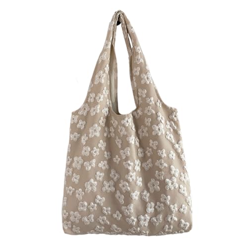SELiLe Modische Strukturierte Blumenumhängetasche Nylon Carryall Achselbeutel Lässige Handtasche Für Moderne Frauen Tägliche Verwendung Von Averarm Taschen Für Frauen von SELiLe