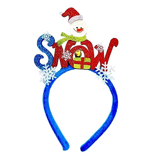 SELiLe Nette Cartoon Weihnachtsmann Dekor Haar Hoop Mann Frauen Teens Make-up Stirnband Für Fotoshootings Weihnachten Party Haar Zubehör Cosplay Santa Stirnband von SELiLe