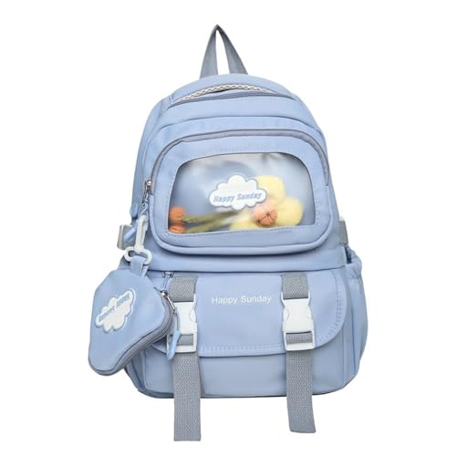 Schöner Rucksack Für Mädchen Frauen Große Kapazitäten Klare Rucksäcke Schülern School Japanische Stile Reisen Frauen Große Kapazität Reisestudent Klar von SELiLe