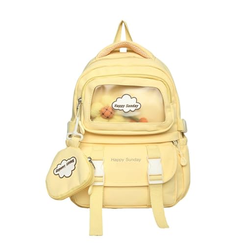 Schöner Rucksack Für Mädchen Frauen Große Kapazitäten Klare Rucksäcke Schülern School Japanische Stile Reisen Frauen Große Kapazität Reisestudent Klar von SELiLe