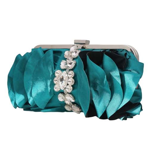 Stilvolle Handtasche Mit Strasskettenkettenmodische Abendtasche Für Hochzeitsgäste Und Abendessen Kleidertasche Verschönert von SELiLe