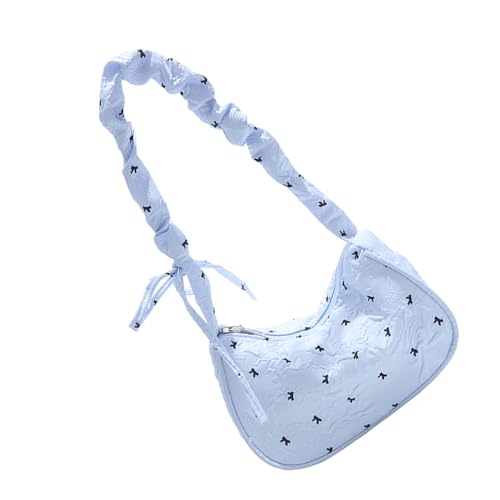 Stylish Leichte Leinwand Umhängetasche Mit Bogen Geräumiger Casual Tasche Für Frauen Daily Essentials BOWS Designhandtasche von SELiLe