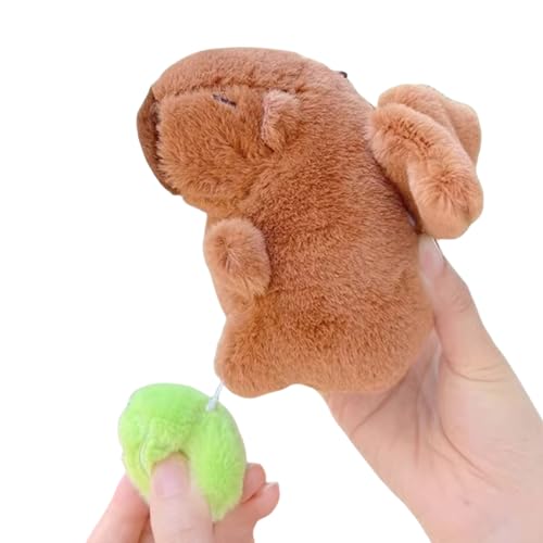 Verspielte Tierbeutel Dekoration Squeeze Spielzeug Soft Plüsch Schlüsselbund Tragbarer Schlüsselhalter Realistische Detailsbeutel Anhänger Niedlicher Tierbeutel Charme von SELiLe