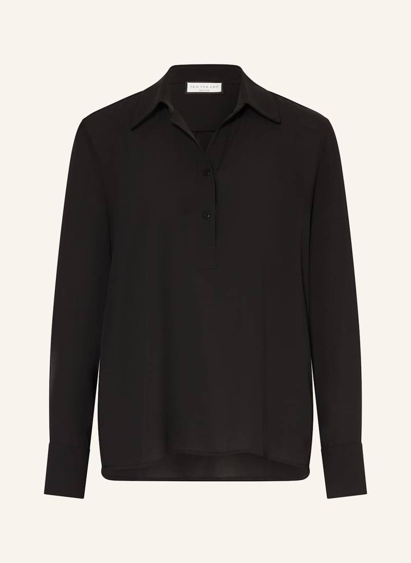 Sem Per Lei Blusenshirt schwarz von SEM PER LEI