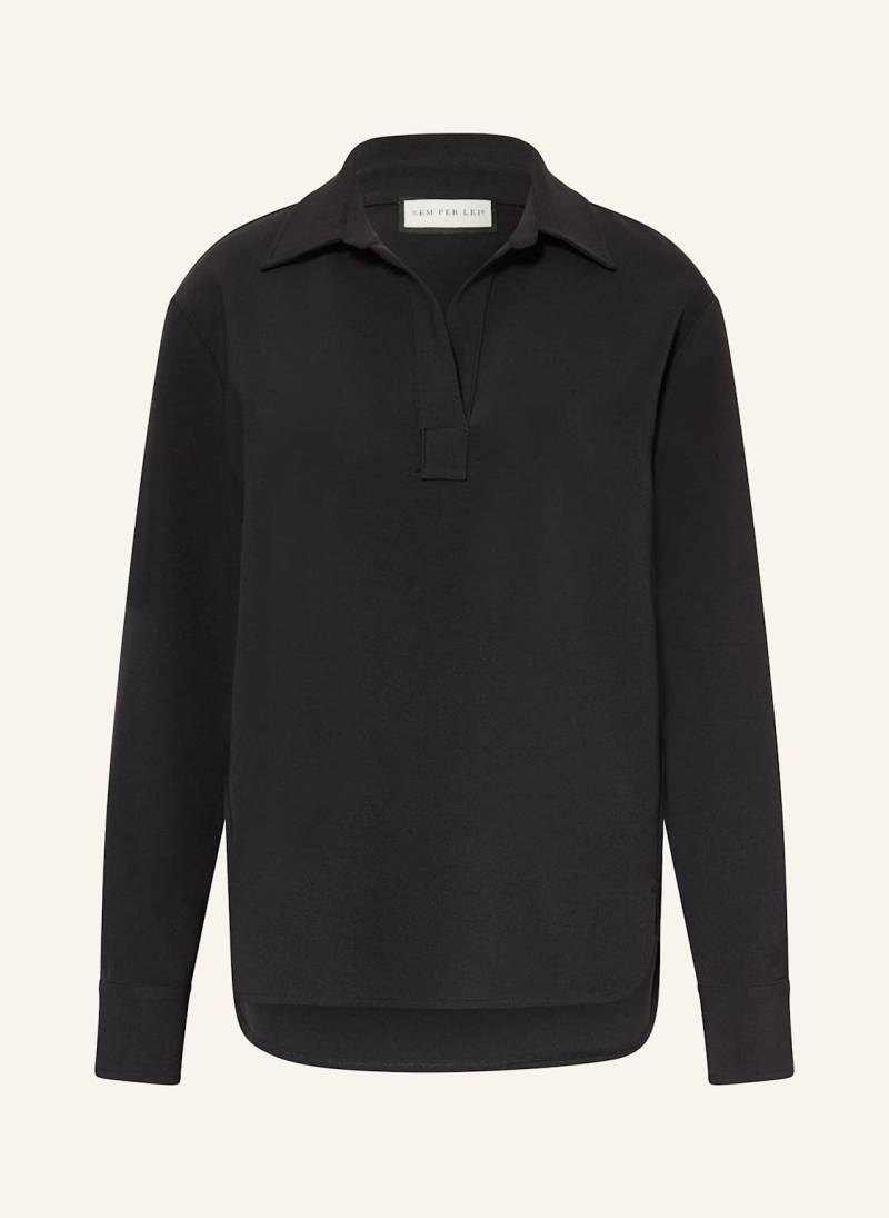 Sem Per Lei Blusenshirt schwarz von SEM PER LEI